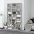 vidaXL CD-Schrank betongrau 102 x 16 x 177,5 cm Holzwerkstoff (801782)