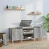vidaXL Plattenschrank grau Sonoma 121 x 38 x 48 cm Holzwerkstoff (831931)