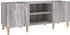 vidaXL Plattenschrank grau Sonoma 121 x 38 x 48 cm Holzwerkstoff (831931)
