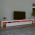vidaXL TV-Schrank mit LED-Leuchten weiß 290 x 36,5 x 40 cm (3152802)