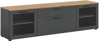 xonox.home Lowboard Niklas Basalt Grau Artisan Eiche (X50G6T34)