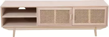 SalesFever Lowboard aus Rattangeflecht beige (396339)