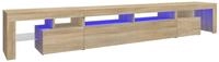 Vidaxl - Tv-schrank Mit Led-leuchten Sonoma-eiche 260x36,5x40 Cm