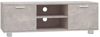 vidaXL TV-Schrank betongrau 120 x 40,5 x 35 cm Holzwerkstoff (342618)