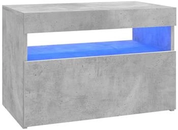 vidaXL TV-Schrank mit LED-Leuchten betongrau 60 x 35 x 40 cm (804417)