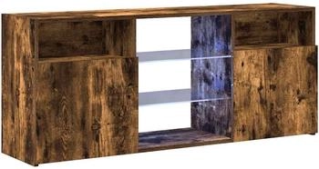 vidaXL TV-Schrank mit LED-Leuchten R&auml;uchereiche 120 x 30 x 50 cm (815714)