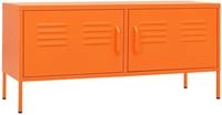 vidaXL TV-Schrank Orange 105x35x50 cm Stahl