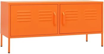 vidaXL TV-Schrank orange 105 x 35 x 50 cm Stahl (336228)