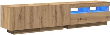 vidaXL TV-Schrank mit LED-Leuchten Artisan-Eiche (3329164)