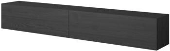 Selsey Fernsehschrank 200cm Esche Schwarz Bisira