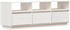 vidaXL TV-Schrank Weiß 140x37x50 cm Massivholz Kiefer (813431)