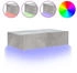 vidaXL TV-Schrank mit LED-Leuchten betongrau 60 x 35 x 15,5 cm (842892)