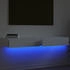 vidaXL TV-Schränke mit LED-Leuchten 2 Stk. weiß 60 x 35 x 15,5 cm (842887)