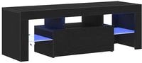 vidaXL TV-Schr&auml;nk Schwarz Eichen-Optik 120 x 35 x 40 cm Holzwerkstoff