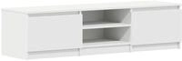 vidaXL TV-Schrank Wei&szlig; 140&times;40&times;35,5 cm Holzwerkstoff