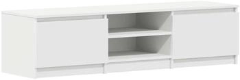 vidaXL TV-Schrank wei&szlig; 140 x 40 x 35,5 cm Holzwerkstoff (800648)