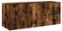 vidaXL TV-Wandschrank mit LED-Leuchten Räuchereiche 100 x 35 x 41 cm (837327)
