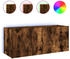 vidaXL TV-Wandschrank mit LED-Leuchten Räuchereiche 100 x 35 x 41 cm (837327)