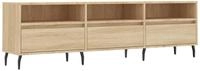 vidaXL TV-Schrank Sonoma-Eiche 150x30x44,5 cm Holzwerkstoff