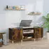 vidaXL Plattenschrank Räuchereiche 121 x 38 x 48 cm Holzwerkstoff (831930)