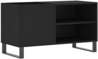 vidaXL Plattenschrank Schwarz 85x38x48 cm Holzwerkstoff