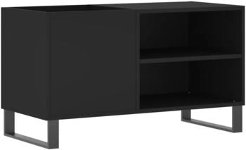 vidaXL Plattenschrank schwarz 85 x 38 x 48 cm Holzwerkstoff (831709)