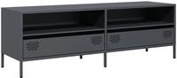 vidaXL TV-Schrank Anthrazit 135x39x43,5 cm Kaltgewalzter Stahl