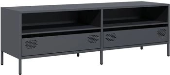 vidaXL TV-Schrank anthrazit 135 x 39 x 43,5 cm kaltgewalzter Stahl (851336)