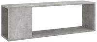 vidaXL TV-Schrank Betongrau 100x24x32 cm Holzwerkstoff