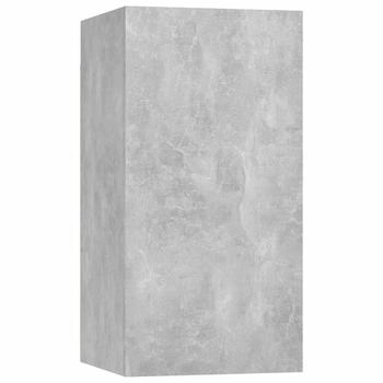 vidaXL TV-Schrank betongrau 30,5 x 30 x 60 cm Holzwerkstoff (803334)