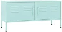 vidaXL TV-Schrank Minzgr&uuml;n 105x35x50 cm Stahl