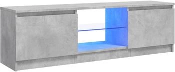 vidaXL TV-Schrank mit LED-Leuchten betongrau 120 x 30 x 36 cm (804287)