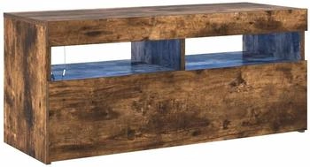 vidaXL TV-Schrank mit LED-Leuchten Räuchereiche 90 x 35 x 40 cm (815675)