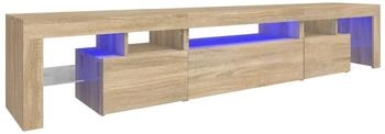 vidaXL TV-Schrank mit LED-Leuchten Sonoma-Eiche 215 x 36,5 x 40 cm (3152796)