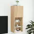 vidaXL TV-Schrank mit LED-Leuchten Sonoma-Eiche 40,5 x 30 x 102 cm (837059)