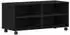 vidaXL TV-Schrank schwarz 90 x 35 x 35 cm Holzwerkstoff (861981)