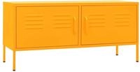 vidaXL TV-Schrank Senfgelb 105x35x50 cm Stahl