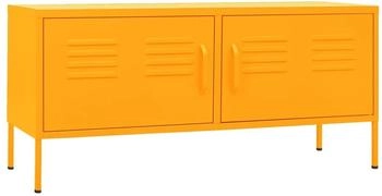 vidaXL TV-Schrank senfgelb 105 x 35 x 50 cm Stahl (336227)