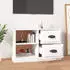 vidaXL TV-Schrank weiß 73 x 35,5 x 47,5 cm Holzwerkstoff (816168)