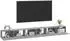 vidaXL TV-Schrank-Set 3-teilig grau Sonoma Holzwerkstoff (3114484)