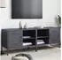 vidaXL TV-Schränke 2 Stk. anthrazit 68 x 39 x 50,5 cm Stahl (842999)