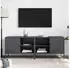 vidaXL TV-Schränke 2 Stk. anthrazit 68 x 39 x 50,5 cm Stahl (842999)