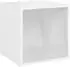 vidaXL TV-Schränke 2 Stk. weiß 37 x 35 x 37 cm Holzwerkstoff (805499)