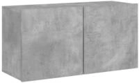 vidaXL TV-Wandschrank Betongrau 80x30x41 cm