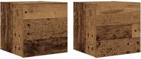 vidaXL TV-Wandschr&auml;nke 2 Stk. Altholz-Optik 30,5x30x30 cm