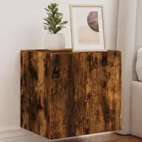 vidaXL TV-Wandschr&auml;nke mit LED-Leuchten 2 Stk. R&auml;uchereiche