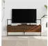 vidaXL TV-Wandschrank Braun Eiche 100,5x30x51cm Holzwerkstoff (833462)