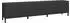 Borchardt-Möbel Sophia Lowboard 190cm matt schwarz Metallfüße (87461466-0)
