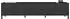 Borchardt-Möbel Sophia Lowboard 190cm matt schwarz Metallfüße (87461466-0)