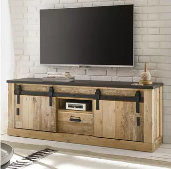 Furn.Design Stove TV-Lowboard Used Wood Vintage 160cm Komforthöhe (Stove)